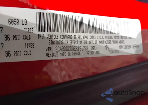 2014 Dodge Grand Caravan Sxt from USA, damaged, VIN 2C4RDGCG0ER181787